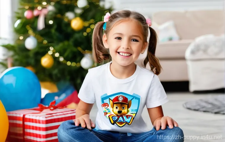 퍼피구조대 커스터마이징 가능 상품 - **Prompt 2: Cozy Paw Patrol Dream Nook**
    "A charming and warm image depicting a child, about 5 y...