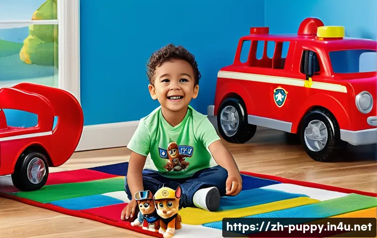 퍼피구조대의 경제적 영향 - **Prompt 1: Imaginative Play with PAW Patrol Toys**
    A bright and colorful scene of a happy child...